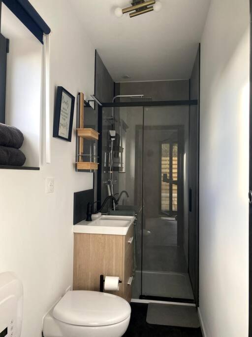 Entre Ville Et Campagne Appartement Cosy Avec Parking Et Terrasse Wood Coutiches Exterior foto